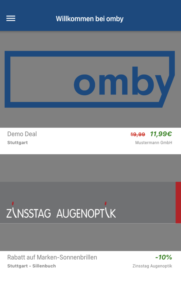omby - Gutscheine für Daten